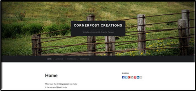 CornerPost Creations Website