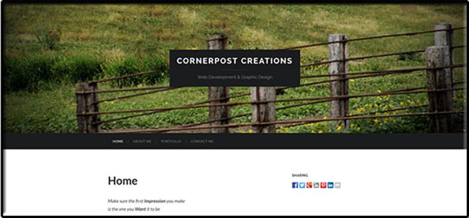 CornerPost Creations Website